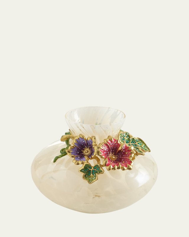 Leaf and Flower Vase